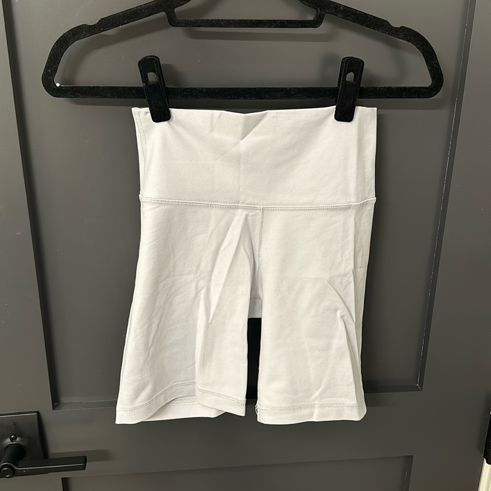 Ice blue TNA biker shorts
